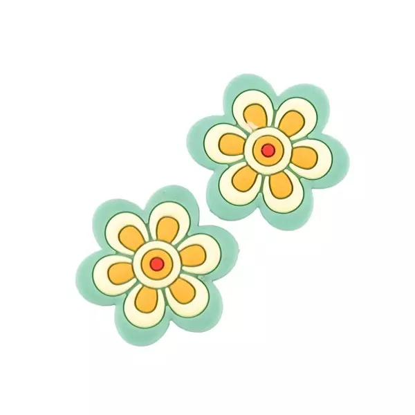 MS1003 Maskestopper Blomst Turkis 0928