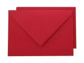 Staz Kort & Konvolutt – A6 10stk – 28 Rød