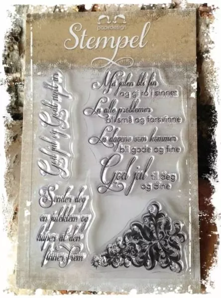 Stempel: Måtte julen bli fin