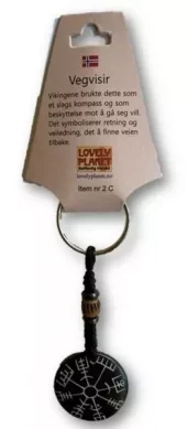 LP: Nøkkelring Bein Mørk Vegvisir
