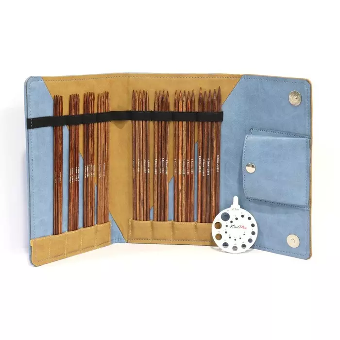 Ginger Blå, 2.5-6.0 mm - Strømpepinnesett