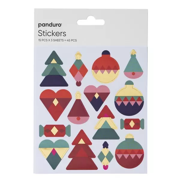 STICKERS GRAFISK JUL 3 ARK