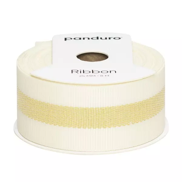 DEKORBÅND 25 MM X 8 M GULL STR