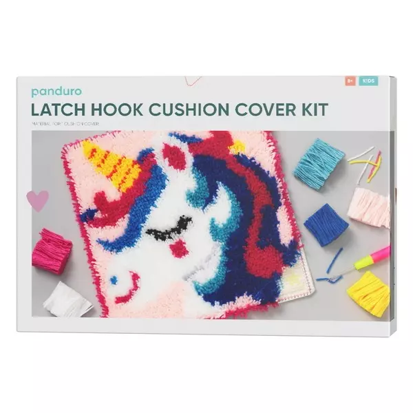 DIY-Kit Vev et søtt putetrekk med enhjørningmotiv av rye!