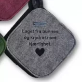 LP: Grytelapper, Laget fra bunnen, Brunmelert/Koks