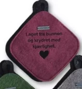 LP: Grytelapper, Laget fra bunnen, Bordaux/Koks