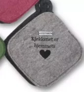 LP: Grytelapper, Kjøkkenet er hjemmets <3, Brunmelert/Koks