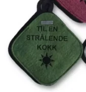 LP: Grytelapper, Til en Strålende Kokk <3, Naturgrønn/Koks