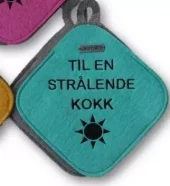 LP: Grytelapper, Til en Strålende Kokk <3, Lys Turkis/Lysgrå