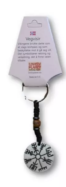 LP: Nøkkelring Bein Lys Vegvisir