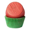 Muffinsform STD Rød/Grønn Prikker