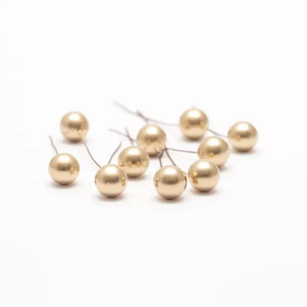 Pyntebær: 12mm, Matt Gull