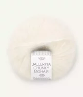 Sandnes: Ballerina Chunky Mohair, 1001,