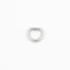 AC4010 D-ring 16x16mm Sølv 0379