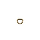 AC4099 D-ring 10x10mm Antikkgull 1283