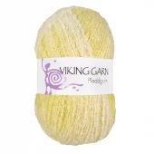 Viking: Pleddgarn, 745, Hvit/Gul