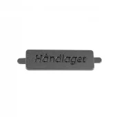 Merke Metall Sort Håndlaget