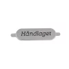 Merke Metall Sølv Oval Håndlaget