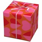 GAVEPAPIR 10 M HJERTEFORM