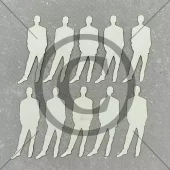 Utklipp: Mann, Lys, 10pk