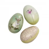 Delbart Påskeegg 3stk Kanin