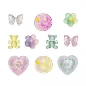 Charm Stickers Cute 10pk