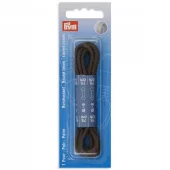 Prym Skolisse Rund 3mm 75cm Mørk Grå 2stk