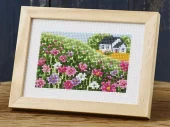 Broderi: Blomsterfelt