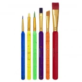 BARNEPENSLER MED GLITTER 6-PK