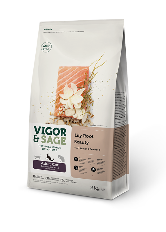 Vigor & Sage Lily Root Beauty Adult Cat Food 2KG