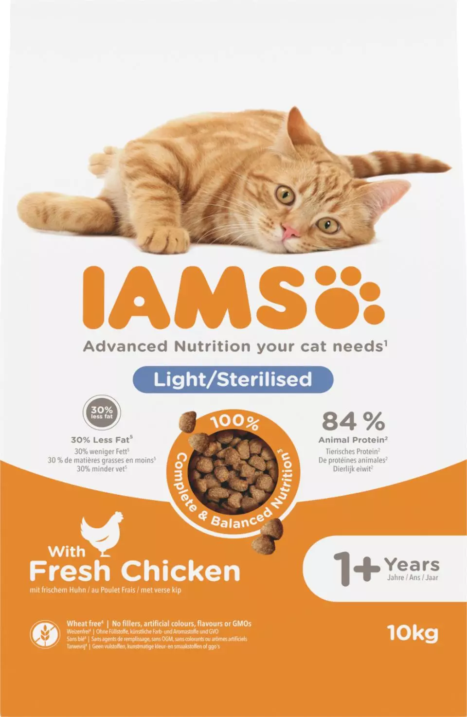 Iams Cat Vitality Adult Sterilised, 10 kg
