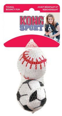 KONG Sports Balls, kraftig tennisball, large, 1x2 stk. i net, ABS1E