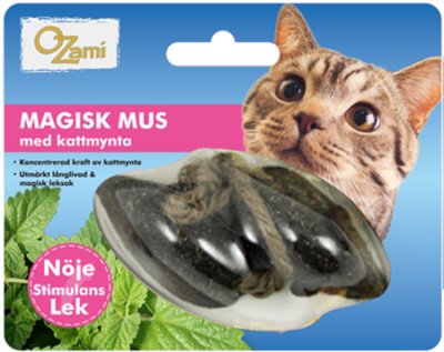 Katteleke Magic Mouse med Catnip 9cm