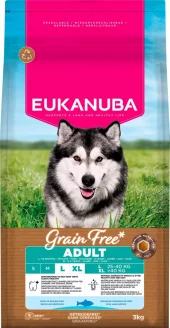 Euk Dog Grain Free Adult L/XL Ocean Fish, 12kg