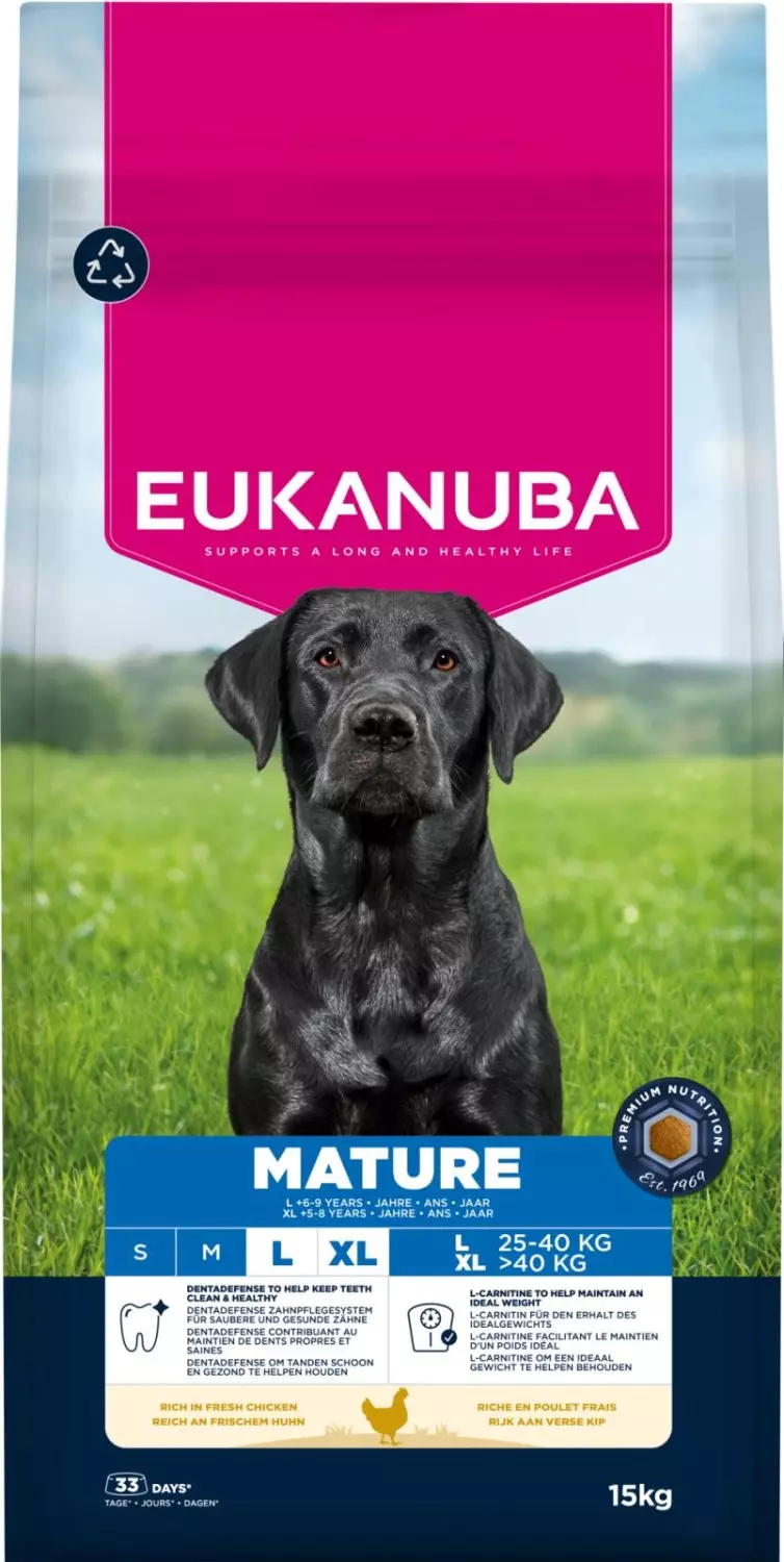 EUKANUBA Mature Large Breed Kylling 15 kg