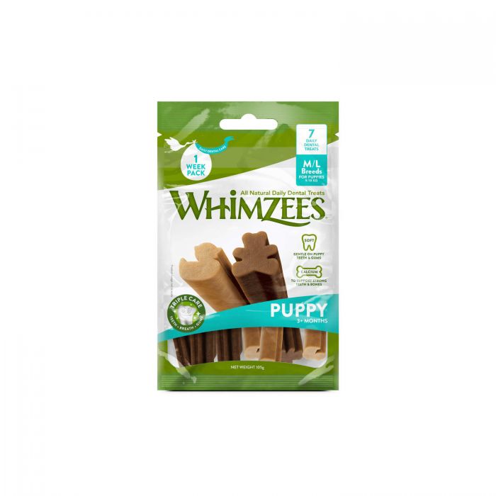 Whimzees Puppy Value Bag M/L Pose 7stk