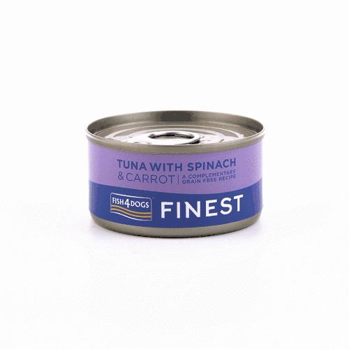 F4D Wet Tuna with Carrot & Spinach 85g