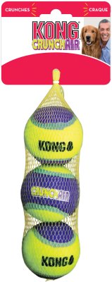 Kong Crunch Air Ball 3-Pk M Ø6cm