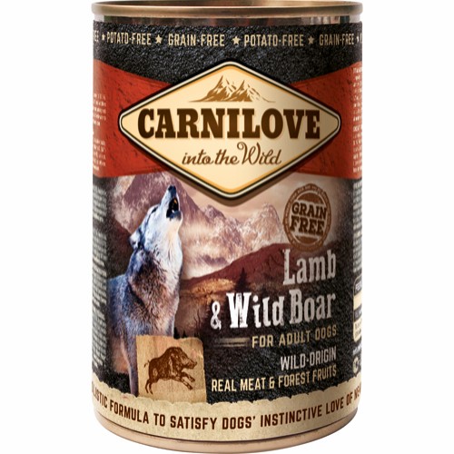 Carnilove Canned lam & vildsvin for Adult 400g