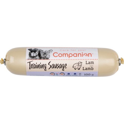 Companion training sausage lamb 100g