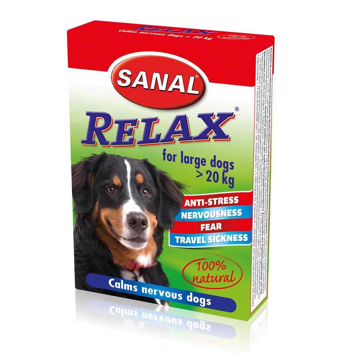 Sanal Relax til stor hund 15 tabletter