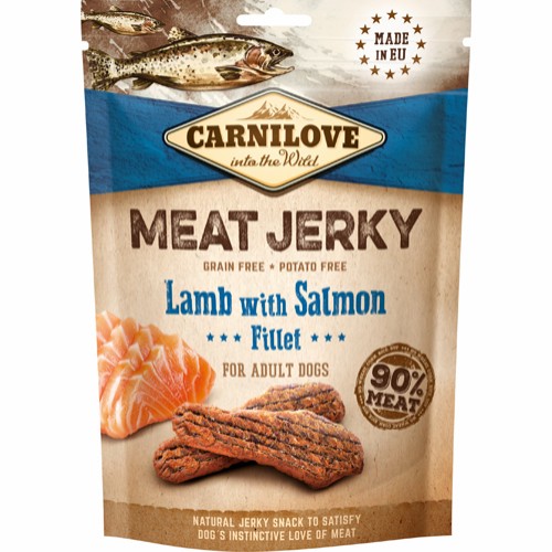 Jerky Lamb with Salmon Fillet 100g
