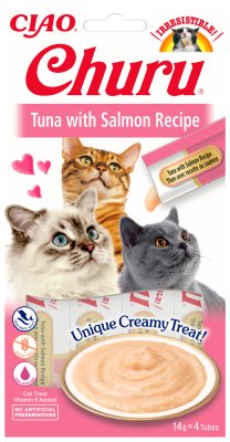 Churu Cat Tuna with Salmon 4x 14g