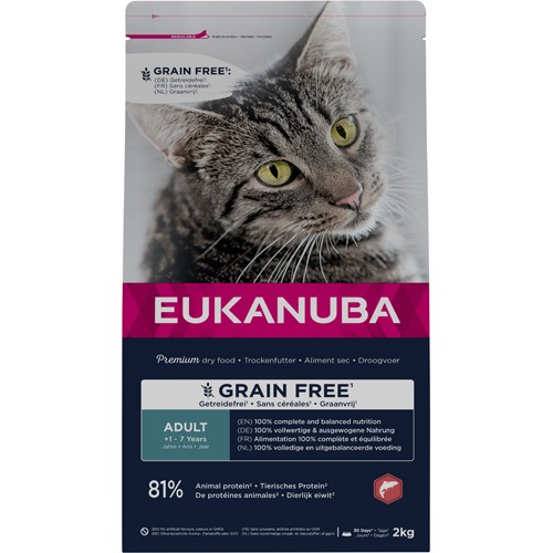 EUKANUBA CAT Adult Grainfree Laks 2kg