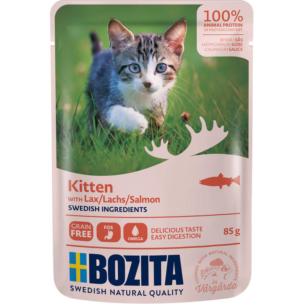 Bozita Feline Kitten Laks I Saus Pouch 85gr