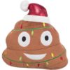 Xmas Emoticon Bajs med lue 17cm