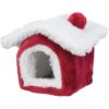 Julehule 92651 Xmas Kosehule Mus/Hamster 15x12x15cm Rød/Hvit