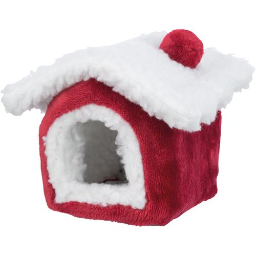 Julehule 92651 Xmas Kosehule Mus/Hamster 15x12x15cm Rød/Hvit