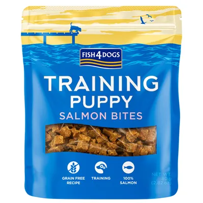 F4D Training Puppy Salmon Bites 80g