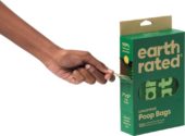 Earth Rated Hundeposer Grønn m/håndtak Unscent 120 stk